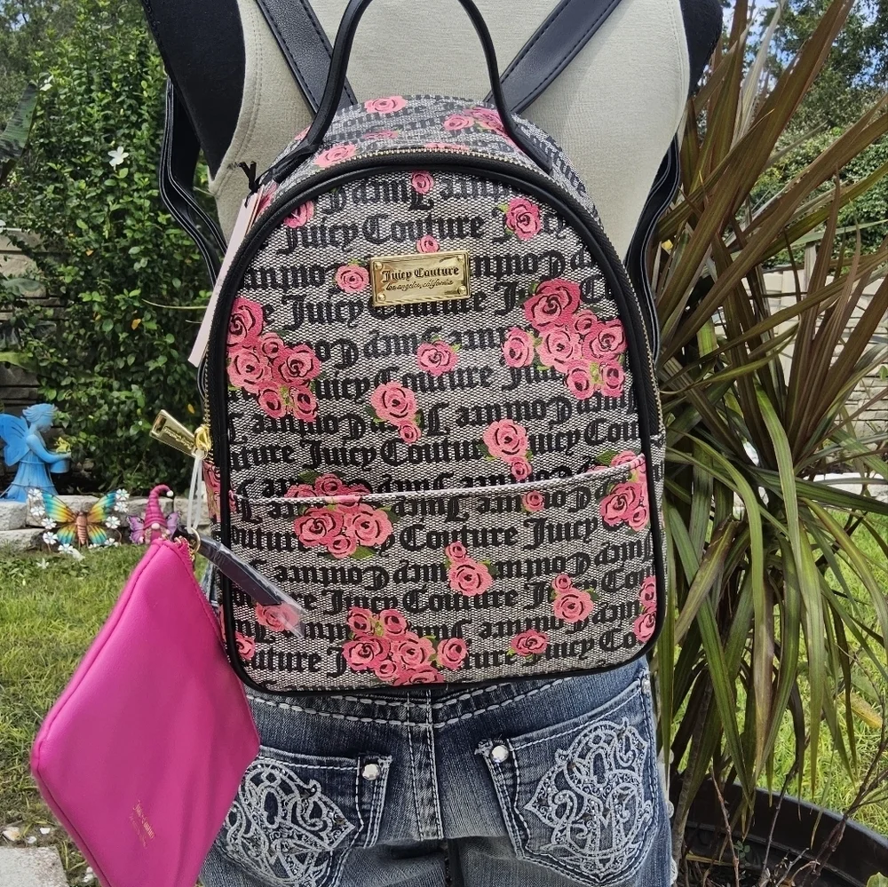 NWT JUICEY COUTURE BACKPACK w/PULLOUT POUCH
